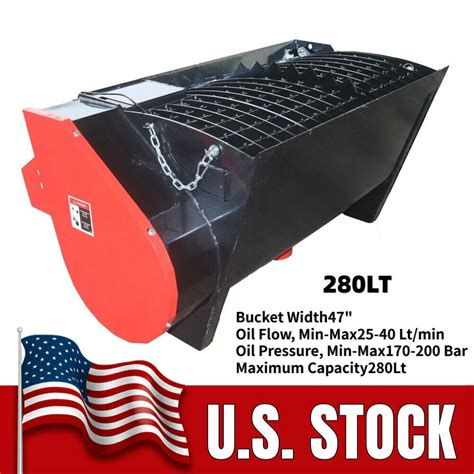 skid steer bucket concrete|landy skid steer attachments.